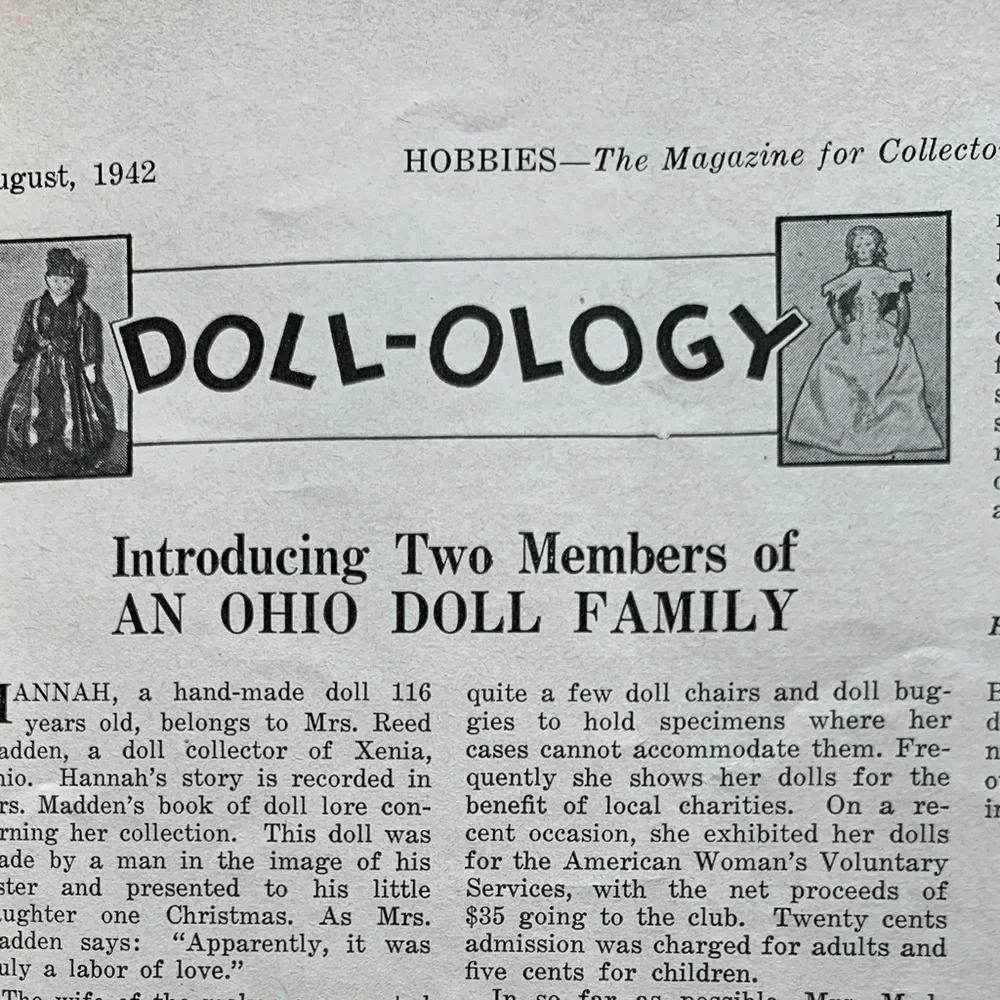 ! Vintage 2 HOBBIES magazines. Nov 1941 & Aug 1942 “The Magazine-for-Collectors” - Picture 16 of 16